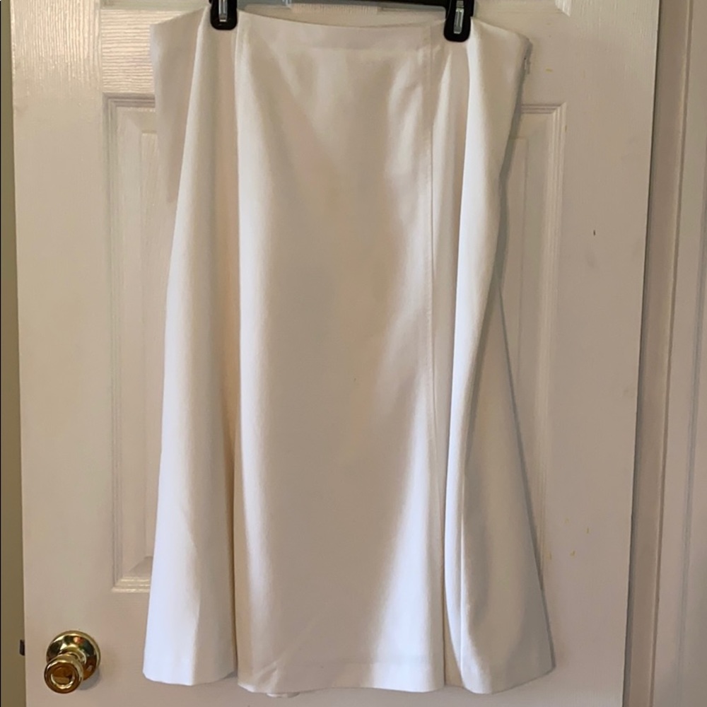 Vintage A-Line White Skirt